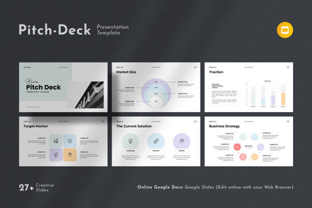 Pitch Deck Google Slides Template, Google幻灯片主题, 14110, 商业 — PoweredTemplate.com