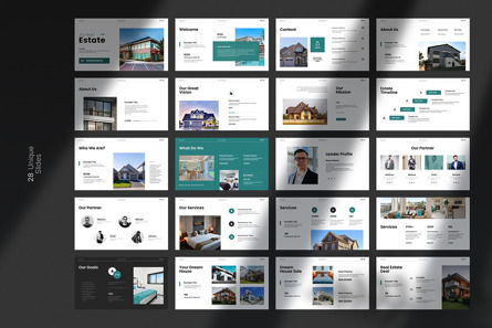 Real Estate Googleslide Presentation, Slide 10, 14111, Real Estate — PoweredTemplate.com