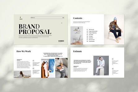 Brand Proposal PowerPoint Template, 슬라이드 4, 14116, 비즈니스 — PoweredTemplate.com