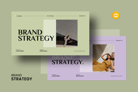 Brand Strategy Google Slides Template, Theme Google Slides, 14117, Business — PoweredTemplate.com