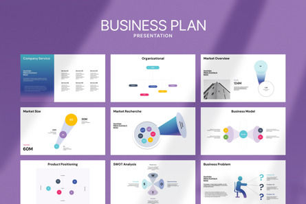 Business Plan PowerPoint Template, Deslizar 3, 14125, Negócios — PoweredTemplate.com