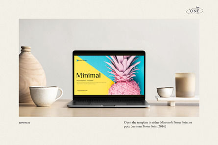 Minimal Presentation Google Slides Template, Deslizar 8, 14126, Negócios — PoweredTemplate.com