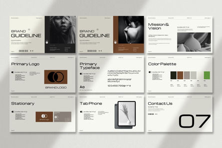 Brand Guidelines Presentation Template, Diapositiva 5, 14130, Negocios — PoweredTemplate.com