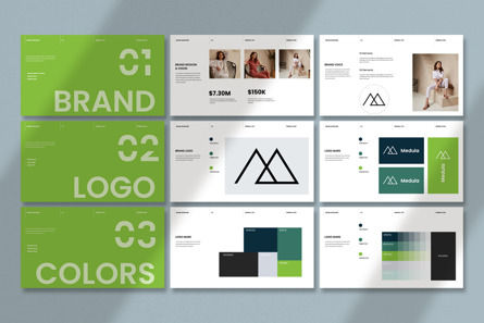 Brand Guidelines Presentation Template, Diapositive 5, 14132, Business — PoweredTemplate.com