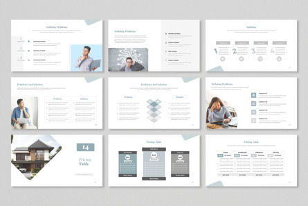 Minimal Business Plan Presentation, Deslizar 13, 14135, Negócios — PoweredTemplate.com