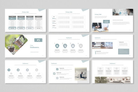 Minimal Business Plan Presentation, Diapositiva 14, 14135, Negocios — PoweredTemplate.com