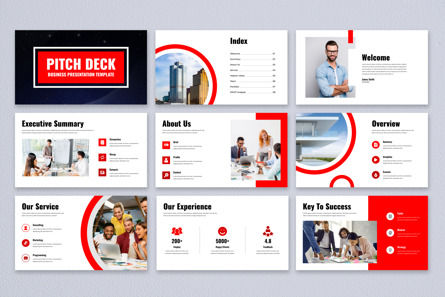 Business Pitch Deck Presentation, Diapositive 2, 14140, Business — PoweredTemplate.com