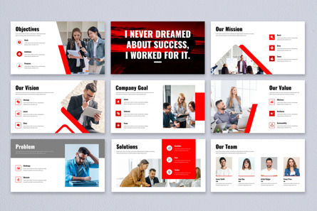 Business Pitch Deck Presentation, Diapositive 3, 14140, Business — PoweredTemplate.com
