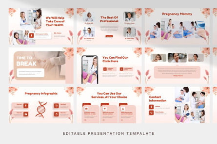 Aesthetic Pregnancy Clinic - PowerPoint Template, Diapositive 3, 14146, Business — PoweredTemplate.com