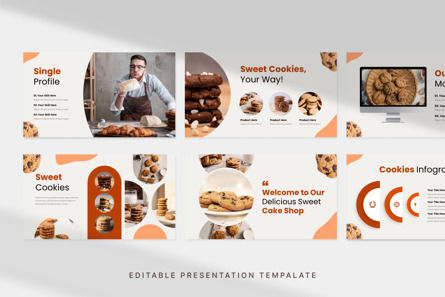 Tasty Cookies - PowerPoint Template, 幻灯片 2, 14151, 商业 — PoweredTemplate.com