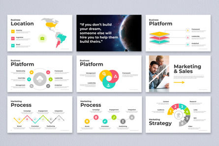 Business Plan Presentation Design, Slide 10, 14152, Bisnis — PoweredTemplate.com