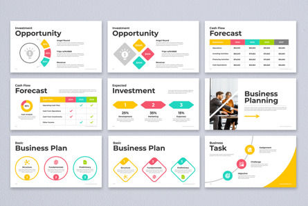 Business Plan Presentation Design, Slide 13, 14152, Lavoro — PoweredTemplate.com