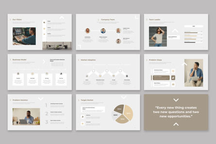 Simple And Modern Presentation Template, Slide 3, 14153, Business — PoweredTemplate.com