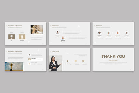 Simple And Modern Presentation Template, Diapositive 8, 14153, Business — PoweredTemplate.com