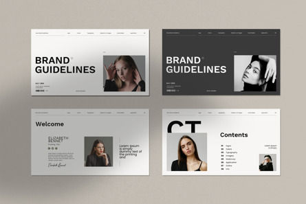 Brand Guidelines, Diapositive 2, 14158, Business — PoweredTemplate.com