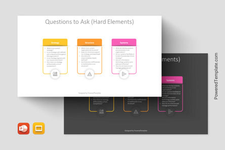 Questions to Ask - Hard Elements, Google Slides Theme, 14160, Business Models — PoweredTemplate.com
