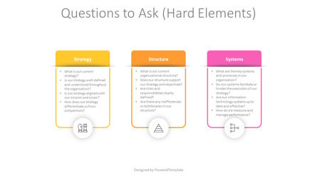 Questions to Ask - Hard Elements, Dia 2, 14160, Businessmodellen — PoweredTemplate.com