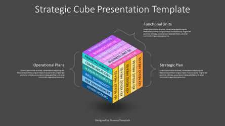Strategic Cube Presentation Template, Slide 3, 14162, Business Models — PoweredTemplate.com