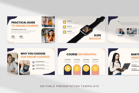 Creative Online Course - PowerPoint Template, Diapositiva 2, 14167, Education & Training — PoweredTemplate.com