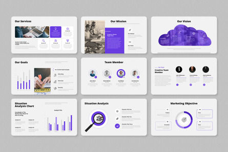 Business Marketing Plan Google Slides Presentation Template, Slide 3, 14169, Lavoro — PoweredTemplate.com