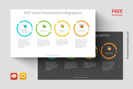 FAST Goals Presentation Infographics, Gratis Google Presentaties-thema, 14178, Businessmodellen — PoweredTemplate.com