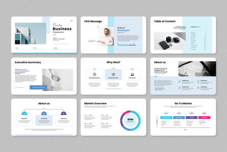 Creative Business Google Slides Presentation Template, Slide 2, 14183, Bisnis — PoweredTemplate.com