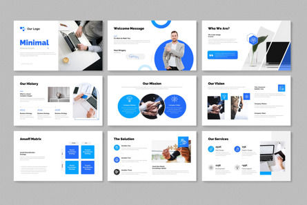 Minimal Google Slides Presentation Template, Diapositive 2, 14185, Business — PoweredTemplate.com