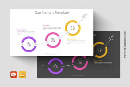 Gap Analysis Presentation Template, Tema Google Slides, 14189, Model Bisnis — PoweredTemplate.com