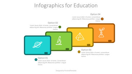 Free Infographics for Education Presentation Slide, 幻灯片 2, 14190, Education & Training — PoweredTemplate.com