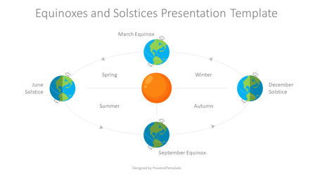 Free Equinoxes and Solstices Presentation Template, 幻灯片 2, 14201, 教育图和图表 — PoweredTemplate.com