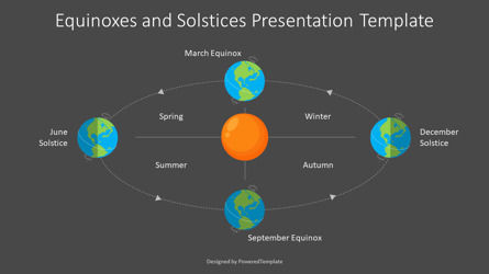 Free Equinoxes and Solstices Presentation Template, Deslizar 3, 14201, Gráficos e Diagramas de Educação — PoweredTemplate.com