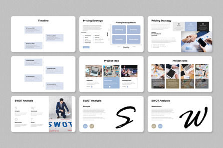 Pitch Deck PowerPoint Presentation Template, Slide 4, 14202, Bisnis — PoweredTemplate.com