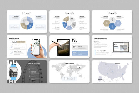 Pitch Deck Google Slides Presentation Template, Slide 6, 14203, Business — PoweredTemplate.com