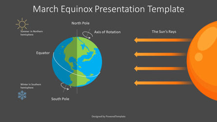 Free March Equinox Presentation Template, Deslizar 3, 14211, Education & Training — PoweredTemplate.com