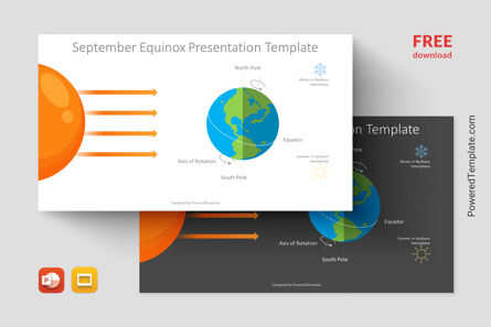 Free September Equinox Presentation Template, 免费 Google幻灯片主题, 14212, Education & Training — PoweredTemplate.com