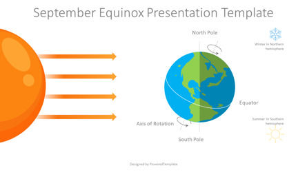 Free September Equinox Presentation Template, Dia 2, 14212, Education & Training — PoweredTemplate.com