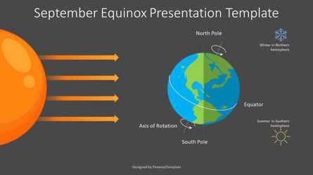 Free September Equinox Presentation Template, Dia 3, 14212, Education & Training — PoweredTemplate.com