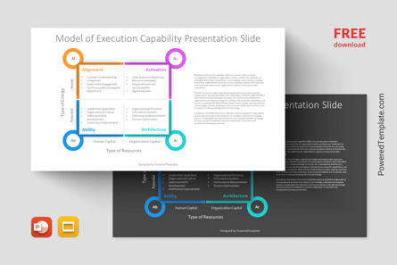 Free Model of Execution Capability Presentation Template, 무료 Google 슬라이드 테마, 14213, 비즈니스 모델 — PoweredTemplate.com