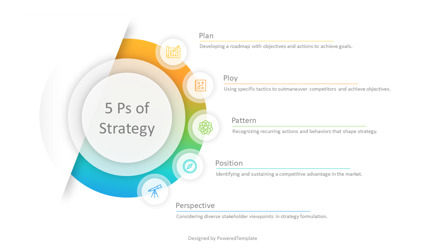5 Ps of Strategy Presentation Template, 슬라이드 2, 14222, 비즈니스 모델 — PoweredTemplate.com