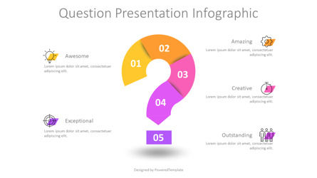 Question Presentation Infographic, Diapositiva 2, 14223, Infografías — PoweredTemplate.com