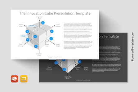 Innovation Cube Presentation Template, Tema do Google Slides, 14226, 3D — PoweredTemplate.com