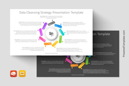 Data Cleansing Strategy Presentation Template, Theme Google Slides, 14250, Concepts commerciaux — PoweredTemplate.com