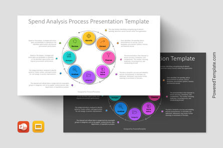 Spend Analysis Process Presentation Template, Tema do Google Slides, 14252, Modelos de Negócio — PoweredTemplate.com