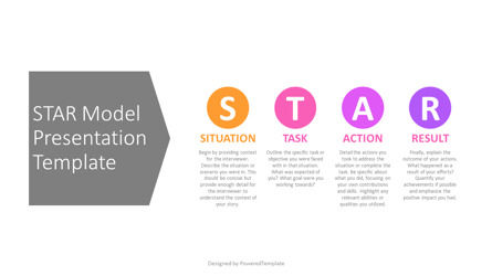 Free Star Model Presentation Template, 슬라이드 2, 14260, Art & Entertainment — PoweredTemplate.com