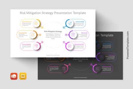 Strategic Risk Mitigation - Comprehensive Presentation Template, Google Presentaties-thema, 14264, Businessmodellen — PoweredTemplate.com