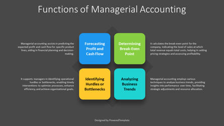 Financial Navigator - Functions of Managerial Accounting Presentation Template, Diapositiva 3, 14266, Modelos de negocios — PoweredTemplate.com