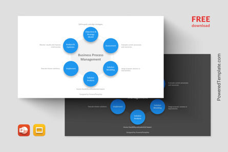 Efficiency Compass - Business Process Management Presentation Template, 무료 Google 슬라이드 테마, 14267, 비즈니스 모델 — PoweredTemplate.com