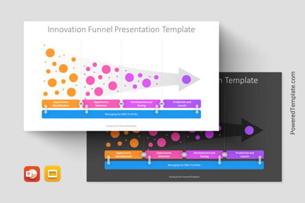 Innovative Pathways - The Strategic Innovation Funnel Presentation Template, Theme Google Slides, 14269, Modèles commerciaux — PoweredTemplate.com