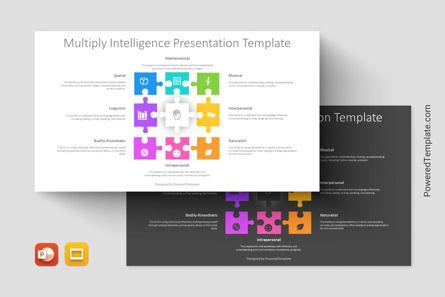 MindScape - Exploring Multiply Intelligence Presentation Template, Google 슬라이드 테마, 14273, 비즈니스 모델 — PoweredTemplate.com