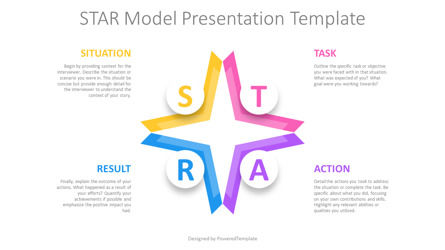 Free STAR Model Presentation Template, Deslizar 2, 14275, Consultoria — PoweredTemplate.com